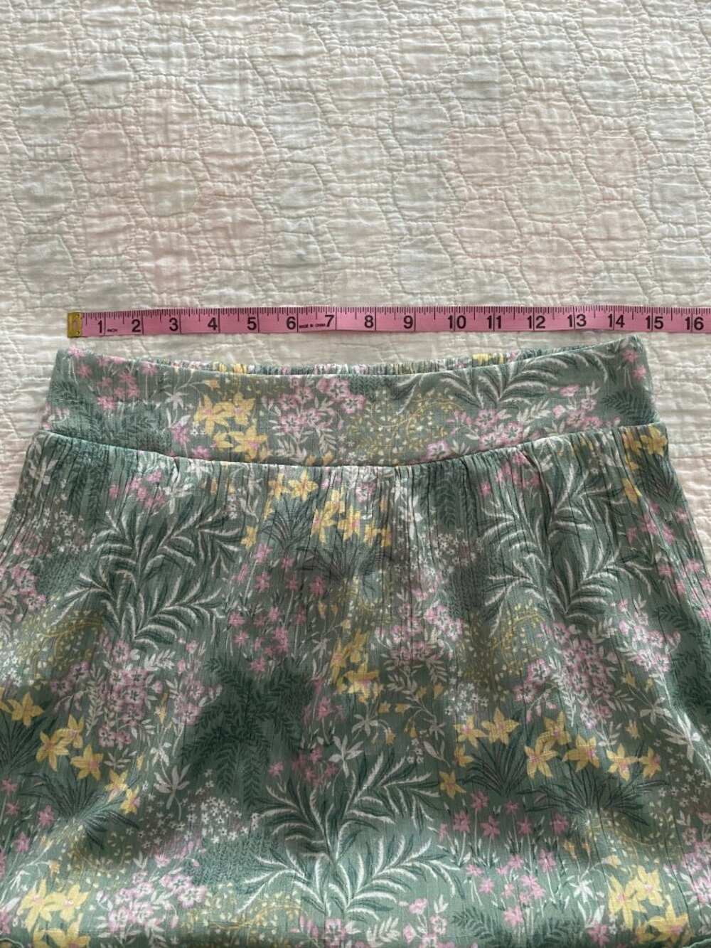 Wonderly - Tiered Floral Lined Maxi Skirt - Women's Size Medium - Picture 8 of 8